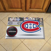 19" x 30" Montreal Canadiens Rectangle Photo Scraper Mat