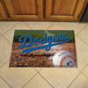 19" x 30" Los Angeles Dodgers Rectangle Photo Scraper Mat