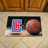 19" x 30" Los Angeles Clippers Rectangle Photo Scraper Mat