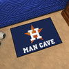 19" x 30" Houston Astros Man Cave Starter Navy Rectangle Mat