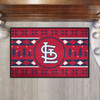 19" x 30" St. Louis Cardinals Holiday Sweater Red Starter Mat