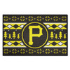 19" x 30" Pittsburgh Pirates Holiday Sweater Black Starter Mat