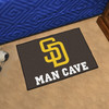 19" x 30" San Diego Padres Man Cave Starter Navy Rectangle Mat