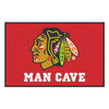 19" x 30" Chicago Blackhawks Man Cave Starter Red Rectangle Mat
