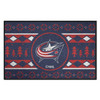 19" x 30" Columbus Blue Jackets Holiday Sweater Navy Starter Mat