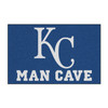 19" x 30" Kansas City Royals Man Cave Starter Blue Rectangle Mat