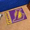 19" x 30" Los Angeles Lakers Uniform Purple Rectangle Starter Mat