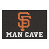 19" x 30" San Francisco Giants Man Cave Starter Black Rectangle Mat