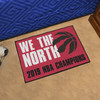 19" x 30" Toronto Raptors 2019 NBA Finals Champions Red Rectangle Starter Mat