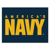 33.75" x 42.5" U.S. Navy All Star Blue Rectangle Rug