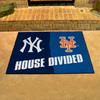 33.75" x 42.5" Yankees / Mets House Divided Rectangle Mat