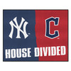 33.75" x 42.5" Yankees / Indians House Divided Rectangle Mat