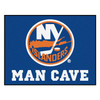 33.75" x 42.5" New York Islanders Man Cave All-Star Blue Rectangle Mat