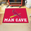 33.75" x 42.5" St. Louis Cardinals Man Cave All-Star Red Rectangle Mat