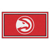 3' x 5' Atlanta Hawks Red Rectangle Rug