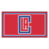 3' x 5' Los Angeles Clippers Red Rectangle Rug