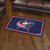 3' x 5' Columbus Blue Jackets Navy Rectangle Rug