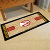 29.5" x 54" Atlanta Hawks NBA Court Red Rectangle Runner Mat