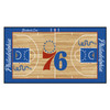 29.5" x 54" Philadelphia 76ers NBA Court Blue Rectangle Runner Mat