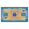 29.5" x 54" Charlotte Hornets NBA Court Purple Rectangle Runner Mat