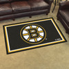 4' x 6' Boston Bruins Black Rectangle Rug