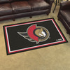 4' x 6' Ottawa Senators Red Rectangle Rug