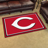 4' x 6' Cincinnati Reds Black Rectangle Rug