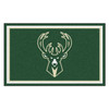 4' x 6' Milwaukee Bucks Green Rectangle Rug