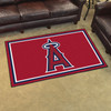 4' x 6' Los Angeles Angels Red Rectangle Rug