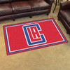 4' x 6' Los Angeles Clippers Red Rectangle Rug