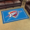 4' x 6' Oklahoma City Thunder Blue Rectangle Rug