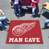 59.5" x 71" Detroit Red Wings Man Cave Tailgater Red Rectangle Mat