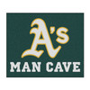 59.5" x 71" Oakland Athletics Man Cave Tailgater Green Rectangle Mat