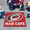 59.5" x 71" Carolina Hurricanes Man Cave Tailgater Red Rectangle Mat