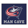 59.5" x 71" Columbus Blue Jackets Man Cave Tailgater Navy Rectangle Mat