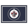 59.5" x 88" Winnipeg Jets Navy Rectangle Rug