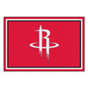 59.5" x 88" Houston Rockets Red Rectangle Rug