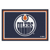 59.5" x 88" Edmonton Oilers Blue Rectangle Rug