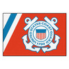 59.5" x 88" U.S. Coast Guard Red Rectangle Rug