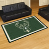 59.5" x 88" Milwaukee Bucks Green Rectangle Rug