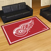 59.5" x 88" Detroit Red Wings Red Rectangle Rug