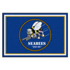 59.5" x 88" U.S. Navy Seabees Blue Rectangle Rug