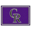 59.5" x 88" Colorado Rockies Purple Rectangle Rug