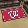 59.5" x 88" Washington Nationals Red Rectangle Rug