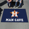 59.5" x 94.5" Houston Astros Navy Man Cave Rectangle Ulti Mat