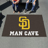 59.5" x 94.5" San Diego Padres Navy Man Cave Rectangle Ulti Mat