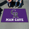 59.5" x 94.5" Colorado Rockies Purple Man Cave Rectangle Ulti Mat