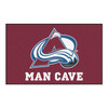 59.5" x 94.5" Colorado Avalanche Maroon Man Cave Rectangle Ulti Mat
