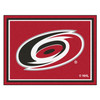 8' x 10' Carolina Hurricanes Red Rectangle Rug