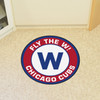 27" Chicago Cubs Roundel Blue Round Mat